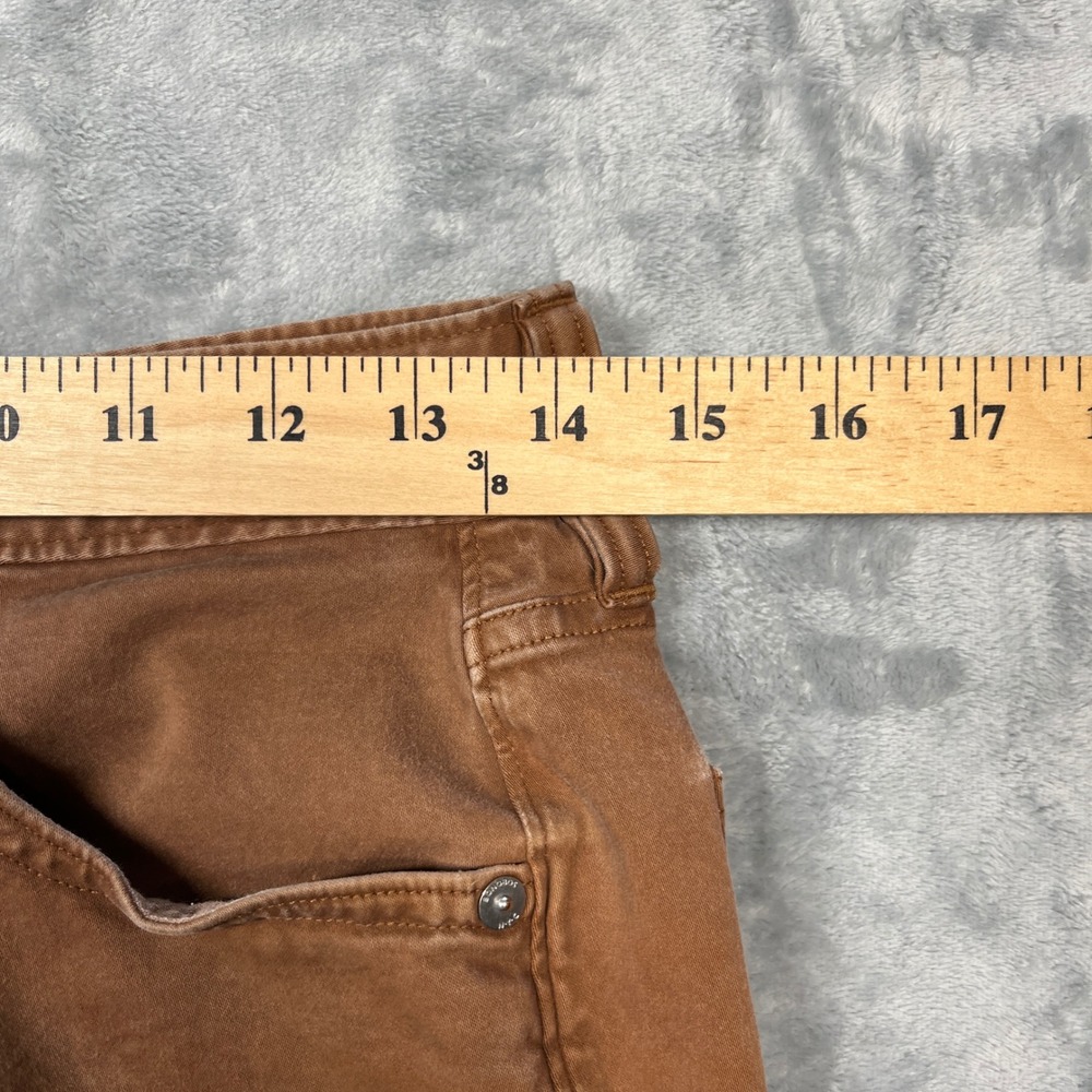 Bonobos Slim Taper Pants Jeans Mens 28x30 Brown Olimpias Italian Cotton Chinos - Picture 12 of 15